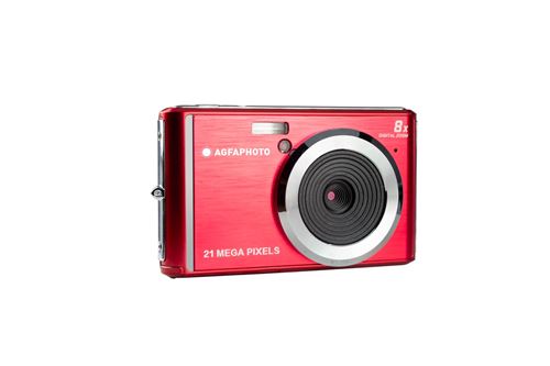 Appareil photo compact Agfaphoto DC5200 Compact Cam Rouge et argent Occasion AgfaPhoto reconditionné disponible sur Fnac | Dero