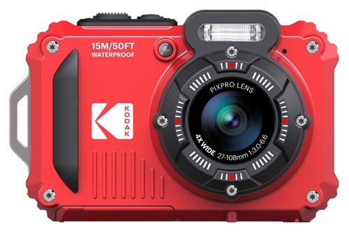 Appareil photo compact étanche Kodak Pixpro WPZ2 Rouge État correct Kodak reconditionné disponible sur Fnac