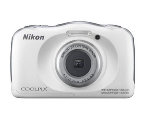 Appareil photo compact Nikon Coolpix S33 Blanc État correct reconditionné disponible sur Fnac