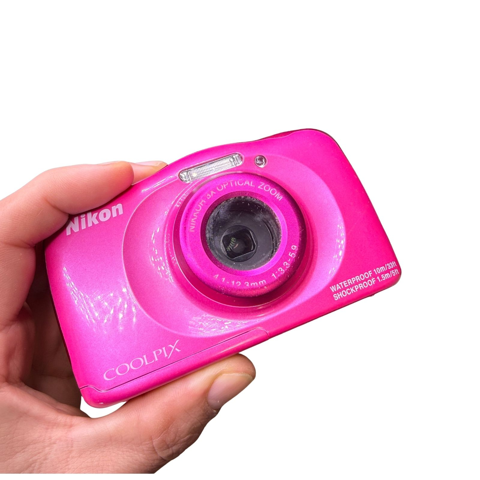 Voir photo 2 de Appareil photo cool pix S33 rose + carte SD 16 giga | Dero Appareil photo cool pix S33 rose + carte SD 16 giga Très bon état reconditionné photo 2 | Dero