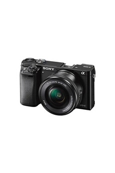 Appareil photo hybride Alpha 6000 Noir + Objectif E PZ 16-50mm f/3,5-5,6 OSS Bon état Sony reconditionné disponible sur Darty | Dero