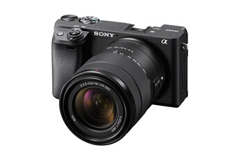 appareil photo hybride alpha 6400 noir + 18-135 Bon état Sony reconditionné disponible sur Darty