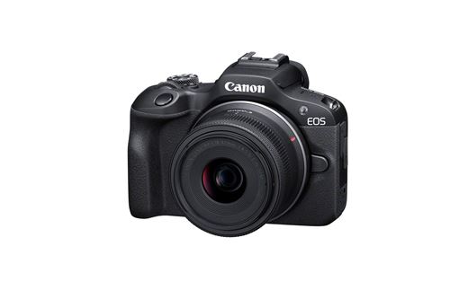 Appareil photo hybride Canon EOS R100 + RF-S 18-45mm f/4.5-6.3 IS STM État correct Canon reconditionné disponible sur Fnac