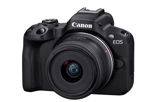 Appareil photo hybride Canon EOS R50 noir + RF-S 18-45mm f/4.5-6.3 IS STM État correct - 615,00 € Appareil photo hybride Canon EOS R50 noir + RF-S 18-45mm f/4.5-6.3 IS STM État correct Canon reconditionné disponible sur Fnac