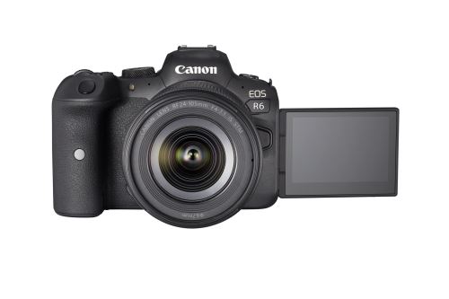 Appareil photo hybride Canon EOS R6 + RF 24-105mm f/4-7.1 IS STM noir État correct Canon reconditionné disponible sur Fnac