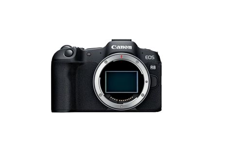 Appareil photo hybride Canon EOS R8 nu Noir État correct Canon reconditionné disponible sur Fnac