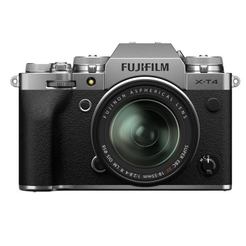 Appareil photo hybride Fujifilm X-T4 silver + XF 18-55mm f/2,8-4 R LM OIS État correct reconditionné disponible sur Fnac