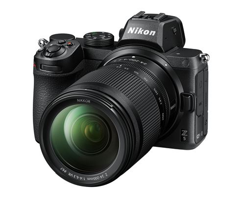 Appareil photo Hybride Nikon Z 5 + Objectif Z 24-200mm f/4-6,3 VR État correct Nikon reconditionné disponible sur Fnac