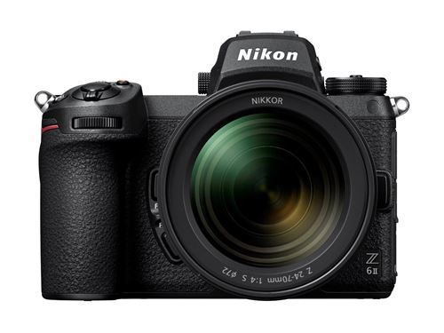 Appareil photo Hybride Nikon Z6II noir + Objectif Z 24-70mm f/4 S État correct Nikon reconditionné disponible sur Fnac
