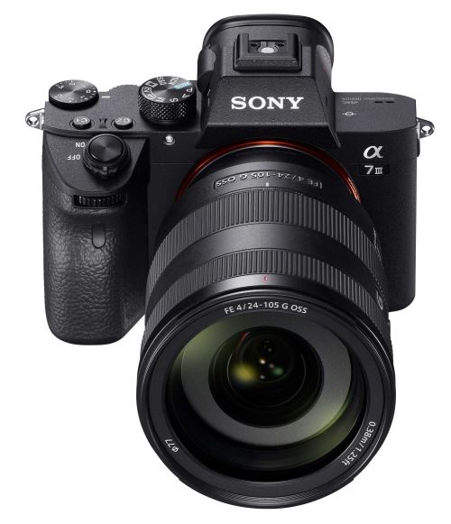 Appareil photo hybride Sony Alpha A7 III + FE 24-105mm f/4 G OSS Noir État correct Sony reconditionné disponible sur Fnac
