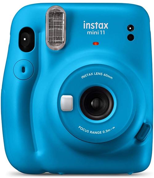 Appareil photo instantané Fujifilm Instax Mini 11 Bleu capri État correct Fujifilm reconditionné disponible sur Fnac