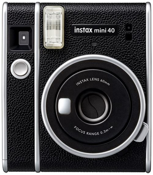 Appareil photo instantané Fujifilm Instax Mini 40 Noir État correct Fujifilm reconditionné disponible sur Fnac