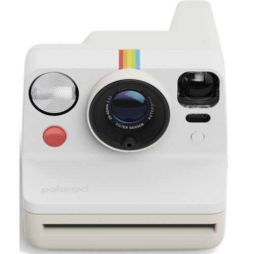 Appareil photo instantané Polaroid Now Génération 3 Blanc Galet État correct Polaroid reconditionné disponible sur Fnac