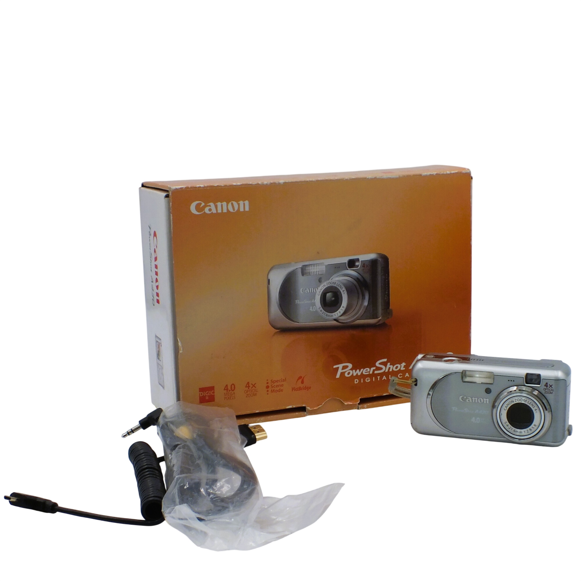 Acheter Appareil photo numérique Canon PowerShot A430 — boîte et accessoires Bon état - 60,00 € Appareil photo numérique Canon PowerShot A430 — boîte et accessoires Bon état reconditionné disponible sur Label Emmaüs