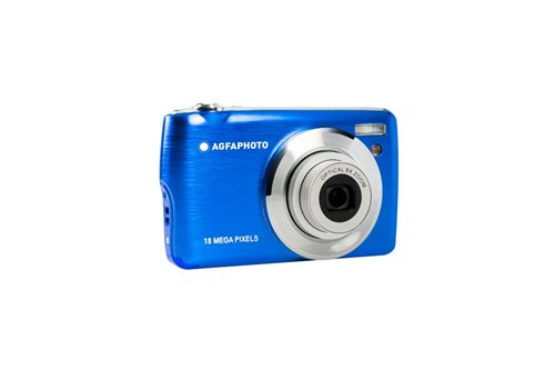 Appareil Photo Numérique Compact Agfa Photo Realishot DC8200BL Bleu Housse + Carte SD 16Go incluses État correct AgfaPhoto reconditionné disponible sur Fnac
