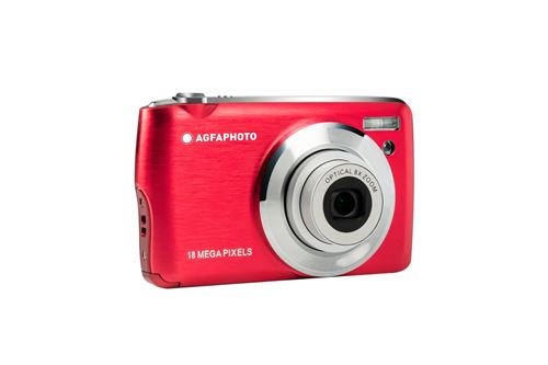 Appareil Photo Numérique Compact Agfa Photo Realishot DC8200RD Red Housse + Carte SD 16Go incluses État correct AgfaPhoto reconditionné disponible sur Fnac