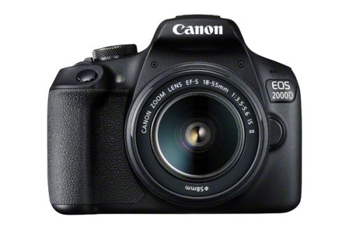 Appareil photo reflex Canon EOS 2000D + EF-S 18-55mm f/3.5-5.6 DC III État correct Canon reconditionné disponible sur Fnac
