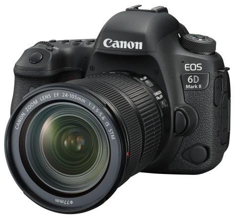 Appareil photo reflex Canon EOS 6D Mark II noir + EF 24-105mm f/3.5-5.6 IS STM État correct Canon reconditionné disponible sur Fnac