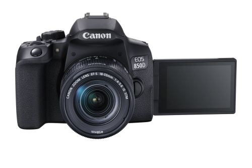 Appareil Photo Reflex Canon EOS 850D + objectif 18-55 mm IS État correct Canon reconditionné disponible sur Fnac