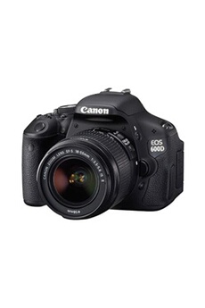 Appareil photo reflex EOS 600D + 18-55 mm IS II État correct Canon reconditionné disponible sur Darty | Dero