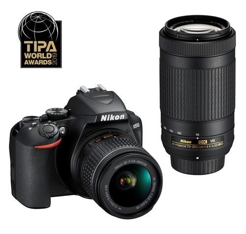 Appareil photo Reflex Nikon D3500 Noir + Objectif Nikkor AF-P DX 18-55 mm f/3.5-5.6 VR + Objectif AF-P DX 70-300 mm f/4.5-6.3G ED VR État correct - 614,00 € Appareil photo Reflex Nikon D3500 Noir + Objectif Nikkor AF-P DX 18-55 mm f/3.5-5.6 VR + Objectif AF-P DX 70-300 mm f/4.5-6.3G ED VR État correct Nikon reconditionné disponible sur Fnac