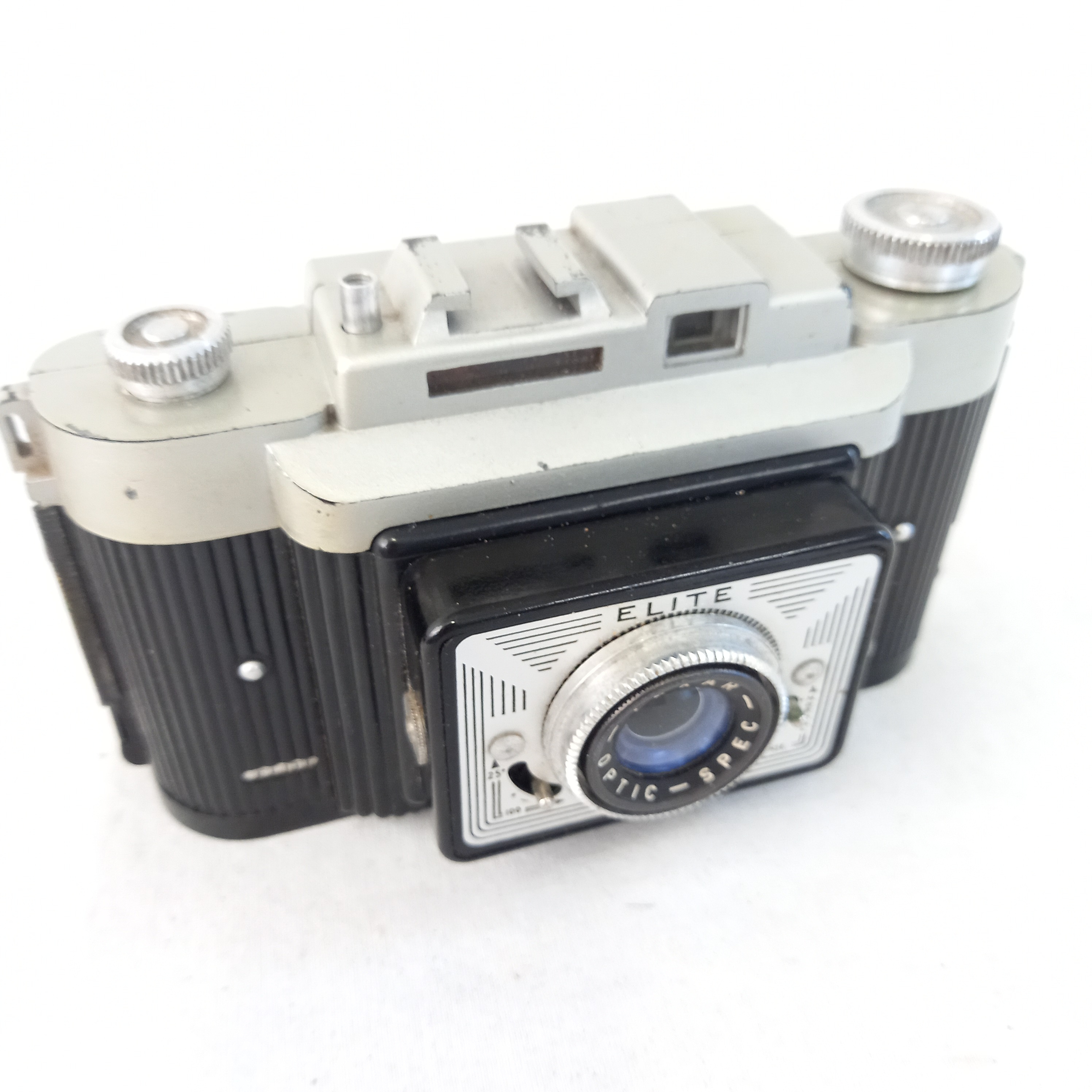 Voir photo 2 de Appareil photo vintage Elite Fex dans son boiter en cuir Appareil photo vintage Elite Fex dans son boiter en cuir reconditionné photo 2