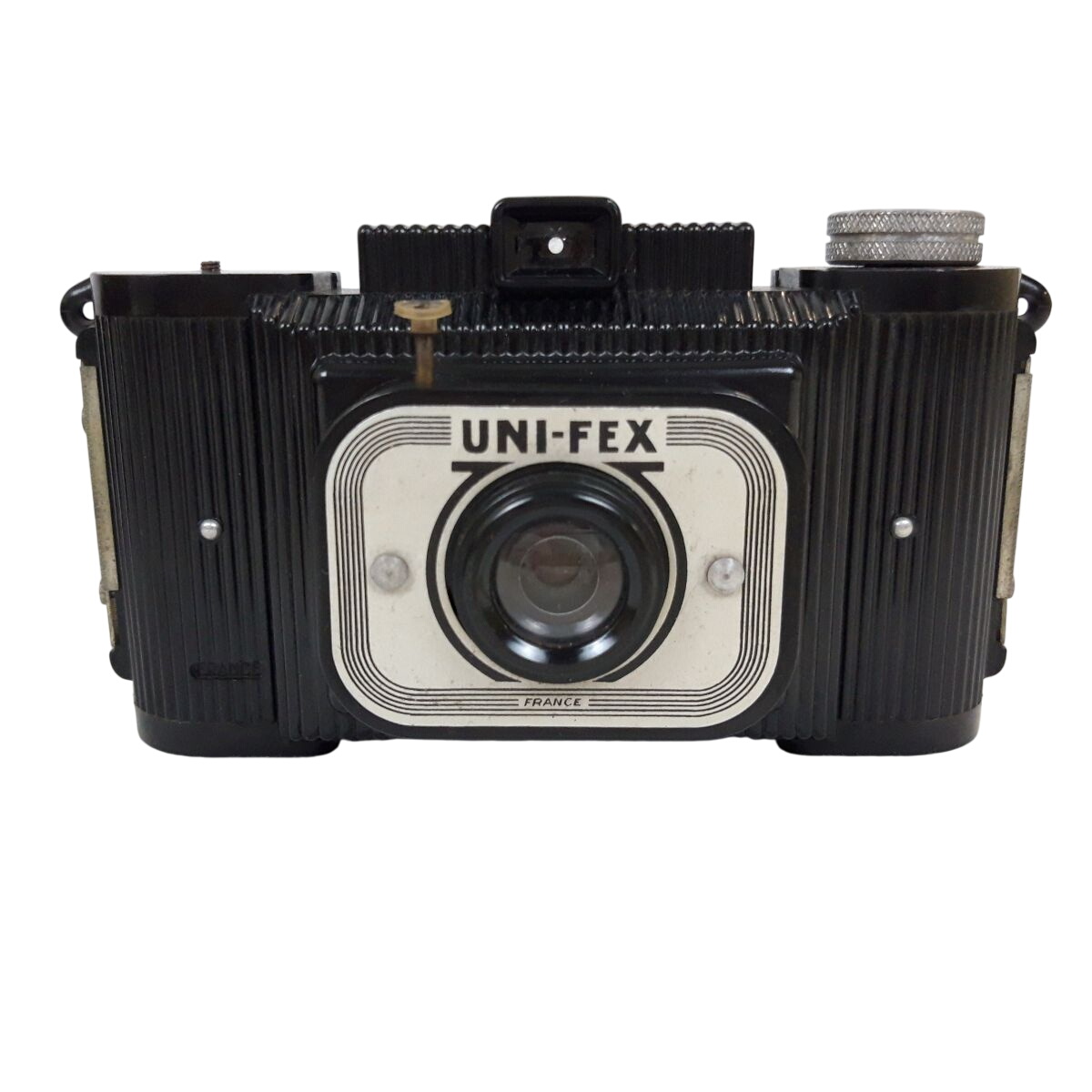 Acheter Appareil photos et son étui - UNI FEX - Années 50 État correct - 10,50 € Appareil photos et son étui - UNI FEX - Années 50 État correct reconditionné disponible sur Label Emmaüs