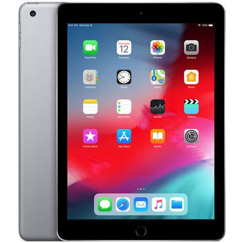 Apple 9.7-inch iPad Wi-Fi - 6ème génération - tablette - 32 Go - 9.7" IPS (2048 x 1536) - gris sidéral - reconditionné - Grade A État correct N/A reconditionné disponible sur Fnac