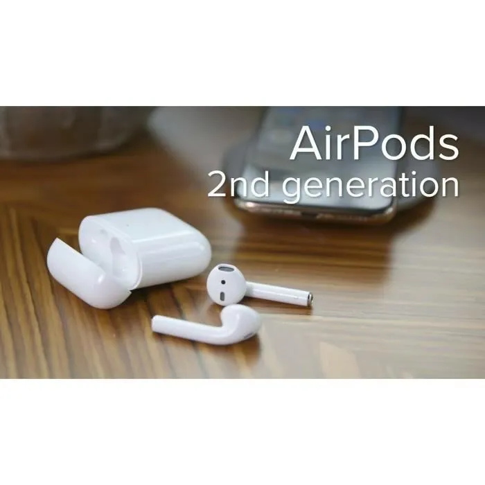 APPLE AirPods 2 Écouteurs sans fil Bluetooth - avec boitier de charge Blanc Manchon en silicone gratuit Reconditionné - 41,98 € APPLE AirPods 2 Écouteurs sans fil Bluetooth - avec boitier de charge Blanc Manchon en silicone gratuit Reconditionné Apple reconditionné disponible sur Cdiscount Seconde Vie