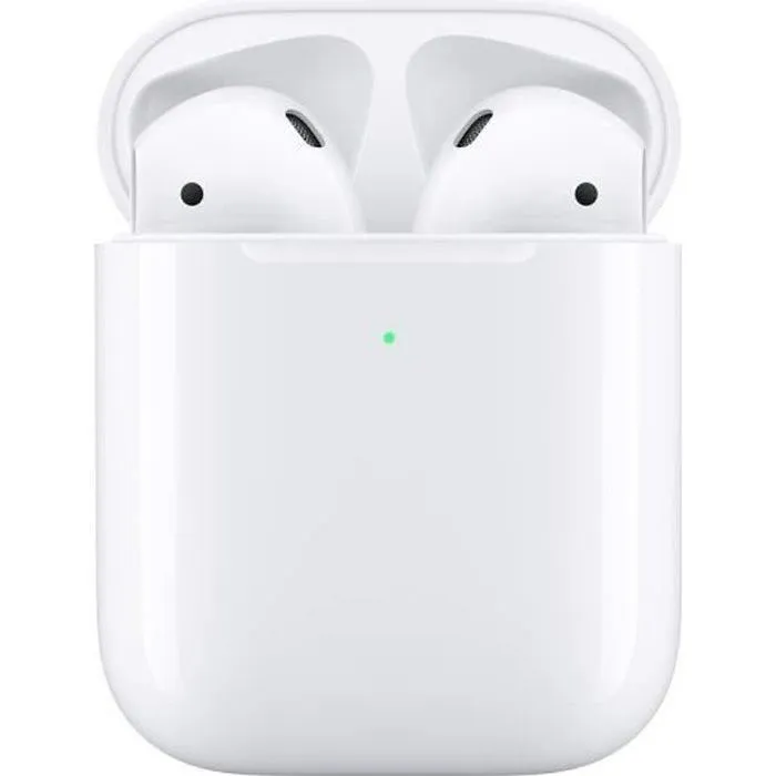 APPLE AirPods 2e génération avec boitier de charge filaire Blanc Reconditionné - 41,94 € APPLE AirPods 2e génération avec boitier de charge filaire Blanc Reconditionné Apple reconditionné disponible sur Cdiscount Seconde Vie