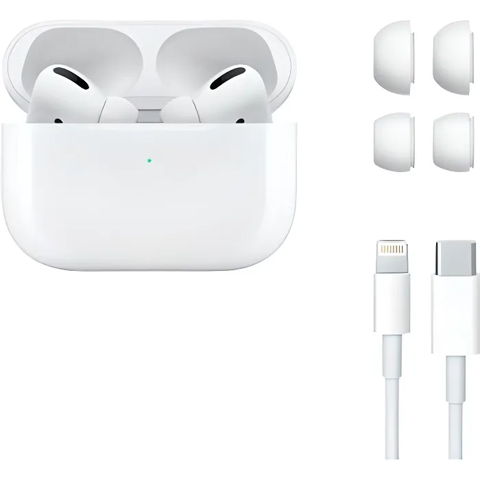 Apple AirPods Pro 2021 Blanc avec boîtier de charge MagSafe Ecouteurs sans fil True Wireless à réduction du bruit Reconditionné - 61,99 € Apple AirPods Pro 2021 Blanc avec boîtier de charge MagSafe Ecouteurs sans fil True Wireless à réduction du bruit Reconditionné Apple reconditionné disponible sur Cdiscount Seconde Vie
