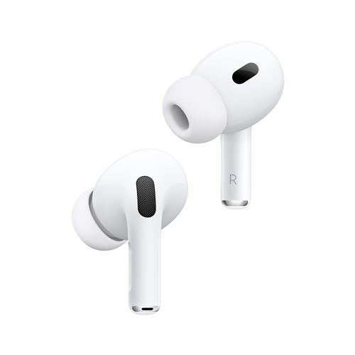 Apple AirPods Pro 2ème génération Blanc avec boîtier de charge MagSafe Lightning Ecouteurs sans fil True Wireless État correct Apple reconditionné disponible sur Fnac