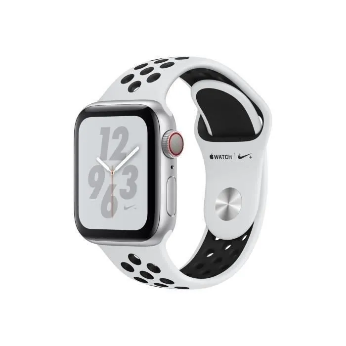 Apple Apple Watch Series 4 Nike+ - Aluminium Argent Case - Platinum - Noir Band (2019) - Reconditionné - Etat correct refurbished - 154,00 € Apple Apple Watch Series 4 Nike+ - Aluminium Argent Case - Platinum - Noir Band (2019) - Reconditionné - Etat correct refurbished reconditionné disponible sur Cdiscount Seconde Vie