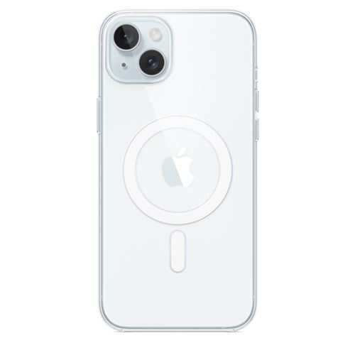 Apple Coque en silicone avec MagSafe pour iPhone 15 Plus Transparent État correct Apple reconditionné disponible sur Fnac | Dero