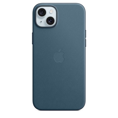 Apple Coque en tissage fin avec MagSafe pour iPhone 15 Plus Bleu Pacifique État correct Apple reconditionné disponible sur Fnac