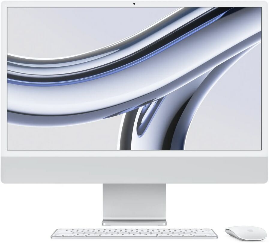 Apple iMac 2023 M3 8 Core 24" 8 GB 256 GB SSD 10-Core GPU Gb LAN argent accessoires compatibles FR Parfait état Apple reconditionné disponible sur Refurbed | Dero