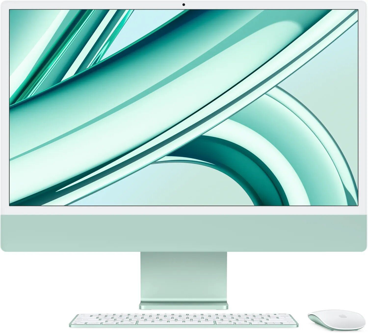 Apple iMac 2023 M3 8 Core 24" 8 GB 256 GB SSD 8-Core GPU vert accessoires compatibles FR Parfait état Apple reconditionné disponible sur Refurbed | Dero