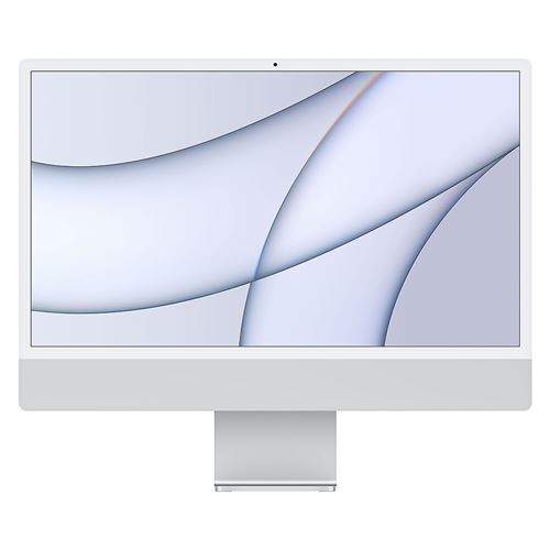 Apple iMac 24" 512 Go SSD 16 Go RAM Puce M1 CPU 8 cœurs GPU 8 cœurs Argent 2021 Reconditionné État correct Apple reconditionné disponible sur Fnac