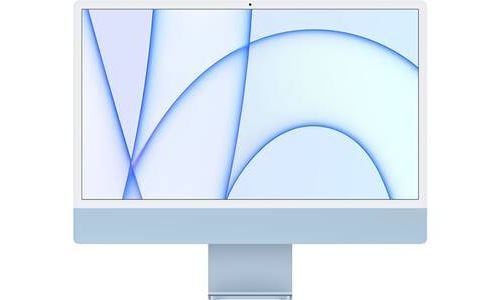 Apple iMac 24" 512 Go SSD 16 Go RAM Puce M1 CPU 8 cœurs GPU 8 cœurs Bleu État correct Apple reconditionné disponible sur Fnac