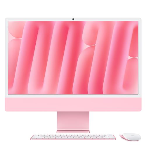 Apple iMac 24" écran retina 4,5K 256Go 16 Go RAM Puce M4 CPU 10 cœurs GPU 10 cœurs Rose État correct Apple reconditionné disponible sur Fnac
