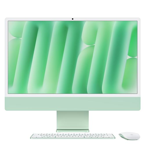 Apple iMac 24" écran retina 4,5K 256Go 16 Go RAM Puce M4 CPU 8 cœurs GPU 8 cœurs Vert État correct Apple reconditionné disponible sur Fnac