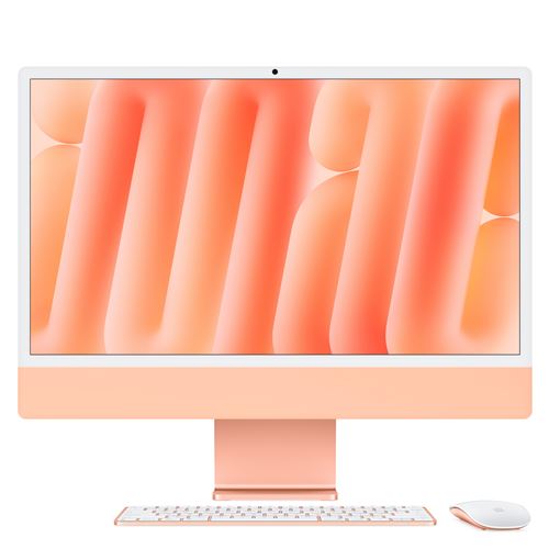 Apple iMac 24" écran rétina 4,5K 512 Go SSD 16 Go RAM Puce M4 CPU 10 cœurs GPU 10 cœurs Orange État correct Apple reconditionné disponible sur Fnac | Dero