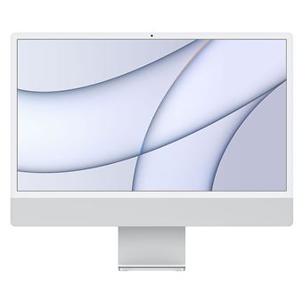 Apple iMac 24 pouces Retina 4,5K 2021 M1 8 cœurs 16 Go RAM 512 Go SSD Argent Wi?Fi 802.11ax Bluetooth 5.0 - Excellent état Parfait état Apple reconditionné disponible sur Pixmania