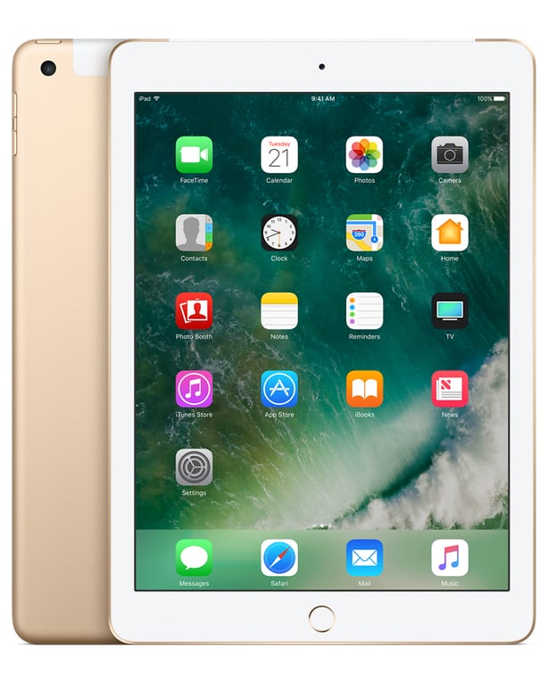 Apple iPad 4G LTE 128 Go 24,6 cm (9.7 ) Wi-Fi 5 (802.11ac) iOS 10 Or - Excellent état Parfait état Apple reconditionné disponible sur Pixmania
