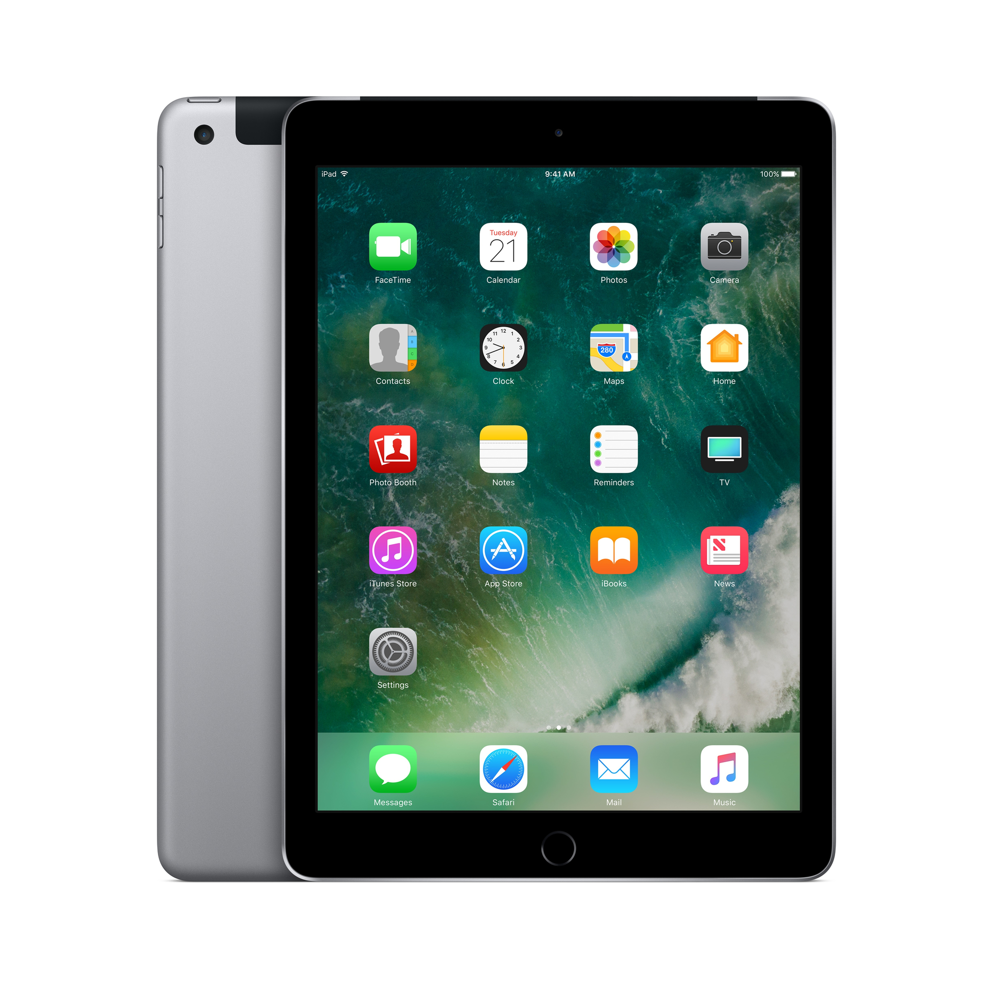 Apple iPad 4G LTE 32 Go 24,6 cm (9.7 ) Wi-Fi 5 (802.11ac) iOS 10 Gris - Excellent état Parfait état reconditionné disponible sur Pixmania