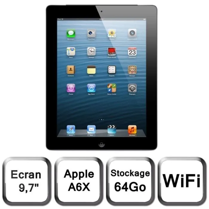 Acheter Apple iPad avec écran Retina Wi-Fi 64 Go noir Reconditionné - 101,97 € Apple iPad avec écran Retina Wi-Fi 64 Go noir Reconditionné Apple reconditionné disponible sur Cdiscount Seconde Vie
