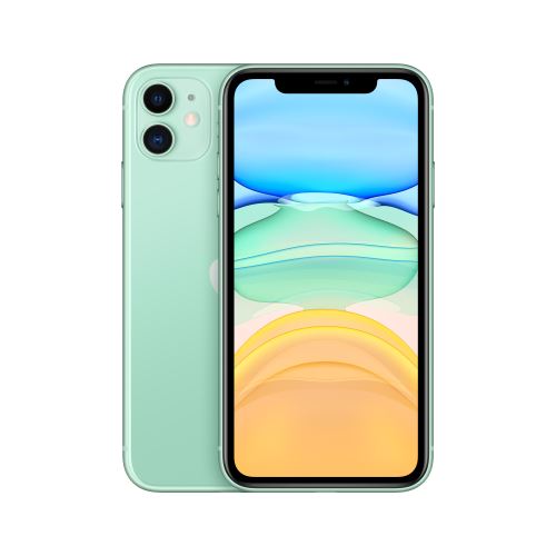 Apple iPhone 11 - 4G smartphone - double SIM / Mémoire interne 64 Go - Écran LCD - 6.1" - 1792 x 828 pixels - 2x caméras arrière 12 MP, 12 MP - front camera 12 MP - KPN - vert État correct Apple reconditionné disponible sur Fnac