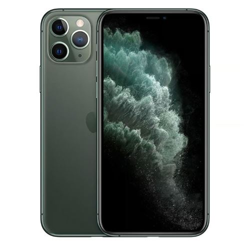 Apple iPhone 11 Pro Max 6,5'' 256 Go vert nuit Reconditionné Nouvelle batterie État correct N/A reconditionné disponible sur Fnac