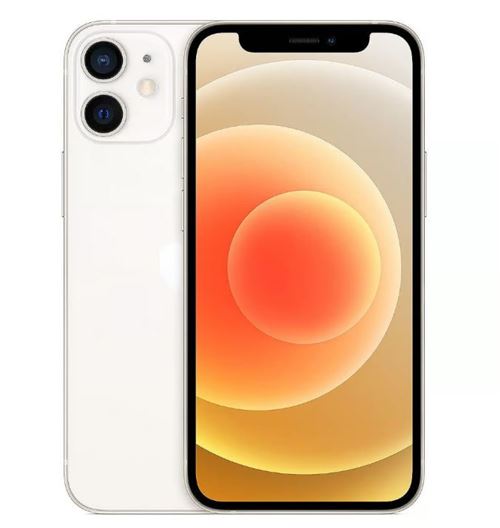 Apple iPhone 12 Mini 128 Go 5,4'' blanc Reconditionné avec Nouvelle Batterie État correct N/A reconditionné disponible sur Fnac