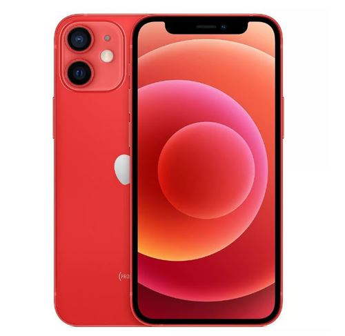 Apple iPhone 12 Mini 64 Go 5,4'' rouge Reconditionné avec Nouvelle Batterie État correct N/A reconditionné disponible sur Fnac
